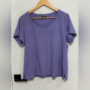 Karen Scott: Women’s Short Sleeve Top- Size 1X